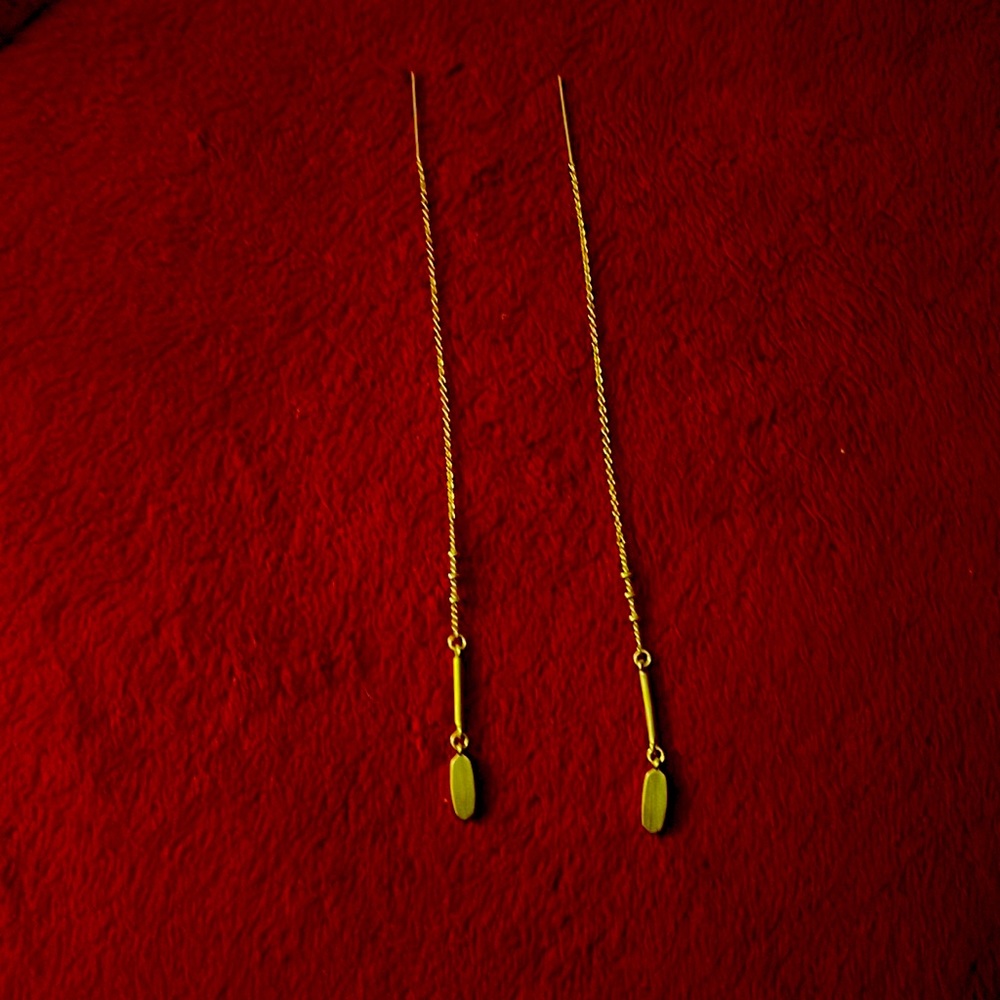 Kendra Scott Fern Gold Threader Earrings
